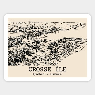 Grosse Île - Québec Magnet